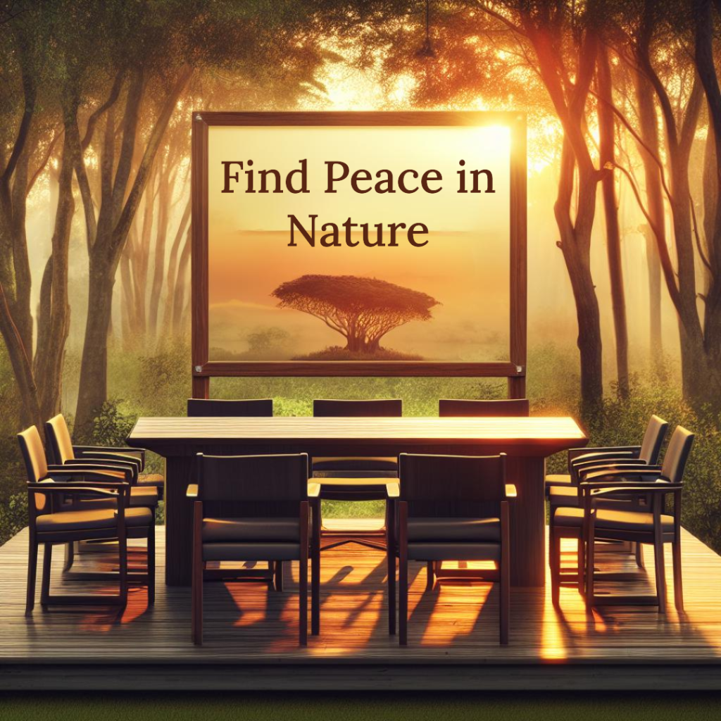 Finding peace in nature. Prime Time Pioneers